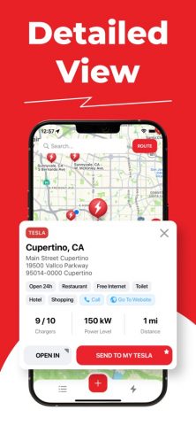 Supercharger map for Tesla для iOS — скриншот 2