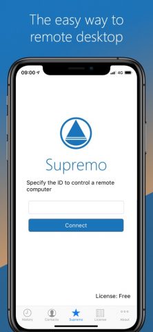 Supremo Remote Desktop для iOS — скриншот 1