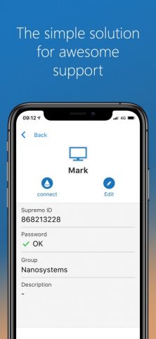 Supremo Remote Desktop для iOS — скриншот 3