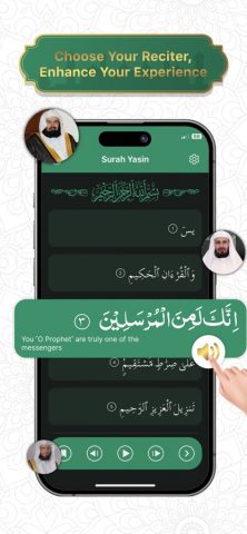 Surah Yasin — القران الكريم для iOS — скриншот 2
