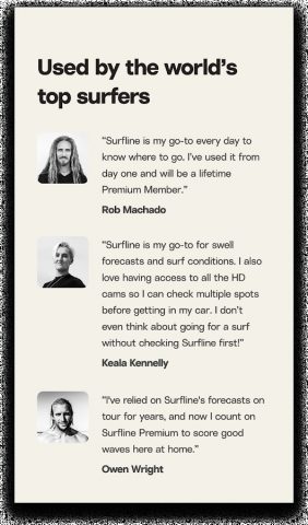 Surfline: Wave & Surf Reports для Android — скриншот 5