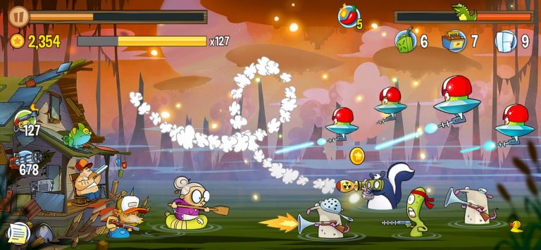 Swamp Attack для iOS — скриншот 3