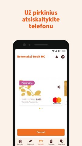 Swedbank Lietuva для Android — скриншот 5