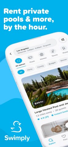 Swimply — Rent Private Pools для iOS — скриншот 1