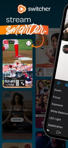 Switcher: Live Streaming App для iOS — скриншот 1