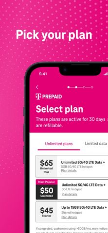 T-Mobile Prepaid eSIM для iOS — скриншот 3