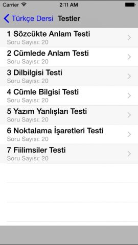 Türkçe Dersi — Özet для iOS — скриншот 4
