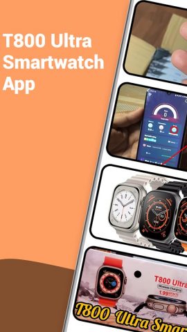 T800 Ultra Smartwatch App Hint для Android — скриншот 3