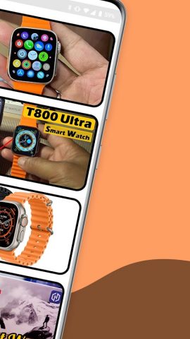 T800 Ultra Smartwatch App Hint для Android — скриншот 4