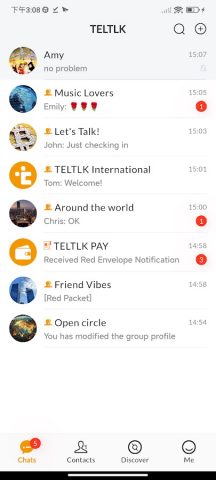 TELTLK для Android — скриншот 1
