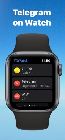 TG Watch — Telegram Watch App для iOS — скриншот 1