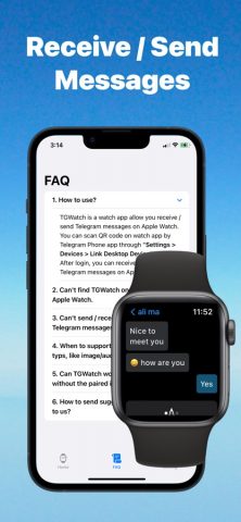TG Watch — Telegram Watch App для iOS — скриншот 3
