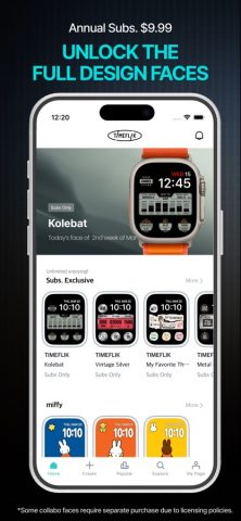 TIMEFLIK Watch Face для iOS — скриншот 4