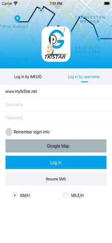 TKSTAR GPS для iOS — скриншот 1