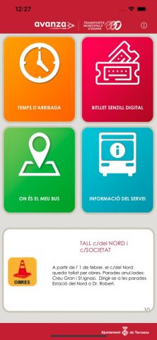 TMESA — Bus Terrassa для iOS — скриншот 1