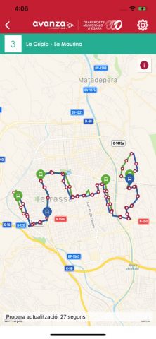 TMESA — Bus Terrassa для iOS — скриншот 2