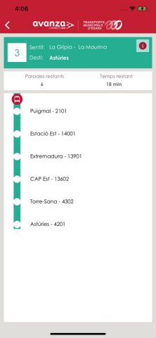 TMESA — Bus Terrassa для iOS — скриншот 3