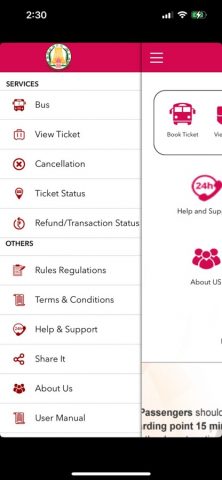 TNSTC для iOS — скриншот 2