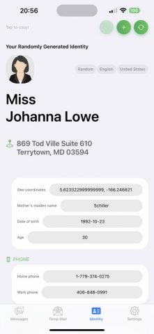 TPN — Temporary Phone Number для iOS — скриншот 4