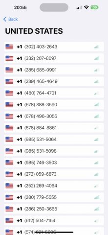 TPN — Temporary Phone Number для iOS — скриншот 5