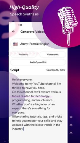 TTS Maker — Text To Speech для Android — скриншот 5