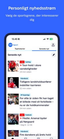 TV 2 Sport для iOS — скриншот 3