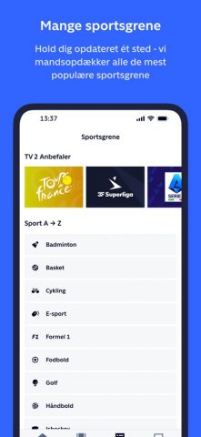 TV 2 Sport для iOS — скриншот 4