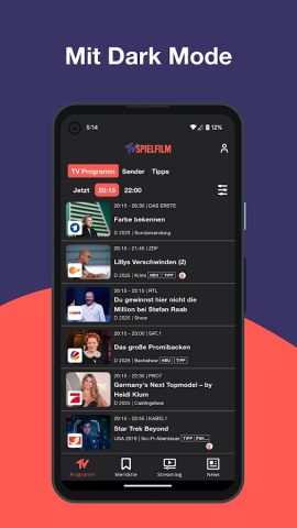TV SPIELFILM — TV-Programm для Android — скриншот 2