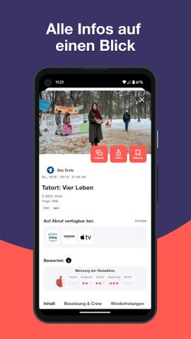 TV SPIELFILM — TV-Programm для Android — скриншот 3