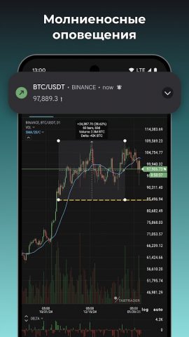 TabTrader — крипто терминал для Android — скриншот 2