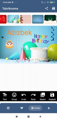 Tabriklar — Yangi yil 2025 для Android — скриншот 3