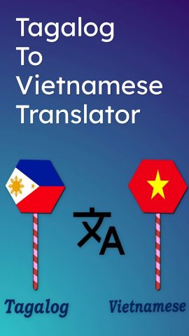 Tagalog Vietnamese Translator для Android — скриншот 1