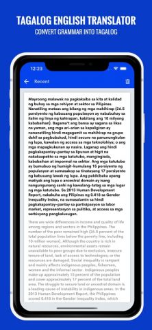 Tagalog to English Translator. для iOS — скриншот 3