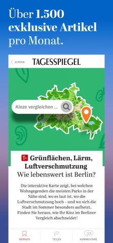 Tagesspiegel — Nachrichten для Android — скриншот 3