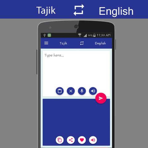 Tajik English Translator для Android — скриншот 1