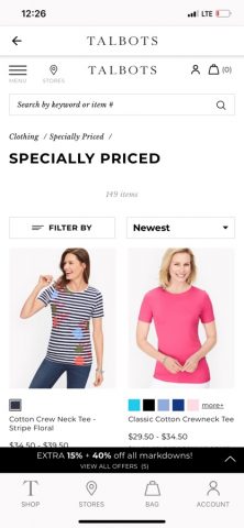 Talbots: Women’s Clothing для iOS — скриншот 2