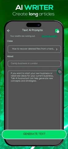 Talk AI — Creative GPT Chatbot для iOS — скриншот 4