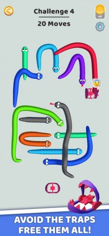 Tangled Snakes для iOS — скриншот 3