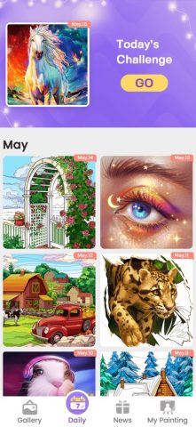 Tap Color Pro –Игра-раскраска для iOS — скриншот 2