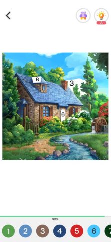 Tap Color Pro –Игра-раскраска для iOS — скриншот 3