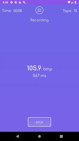 Tap Tempo: BPM Counter для Android — скриншот 5