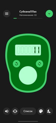 Тасбих Счетчик Pro: Зикр для iOS — скриншот 4