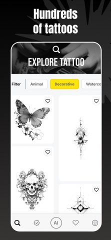 Tattoo Design My Photo для iOS — скриншот 3