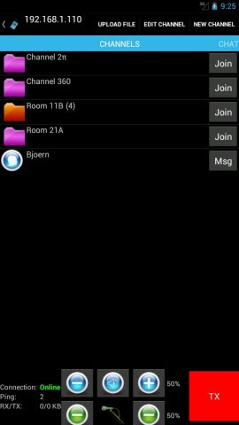 TeamTalk для Android — скриншот 1