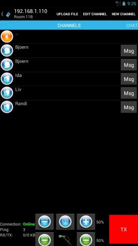 TeamTalk для Android — скриншот 2