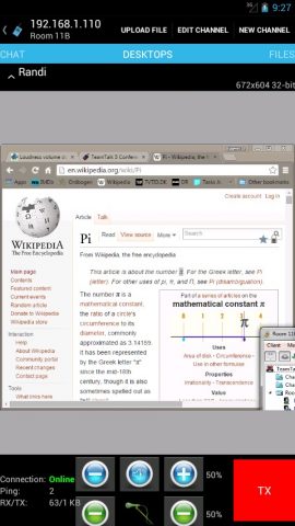 TeamTalk для Android — скриншот 3