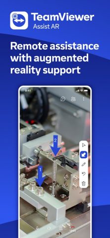 TeamViewer Assist AR (Pilot) для iOS — скриншот 1