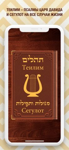 Теилим для iOS — скриншот 1