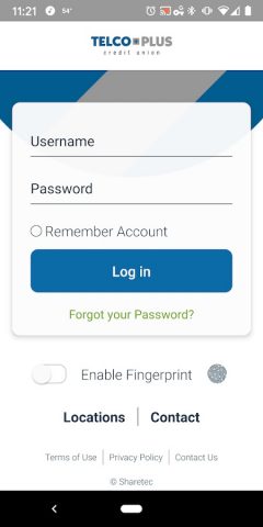Telco Plus CU Mobile Banking для Android — скриншот 1