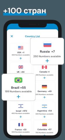 Telegram Виртуальный номер для iOS — скриншот 2
